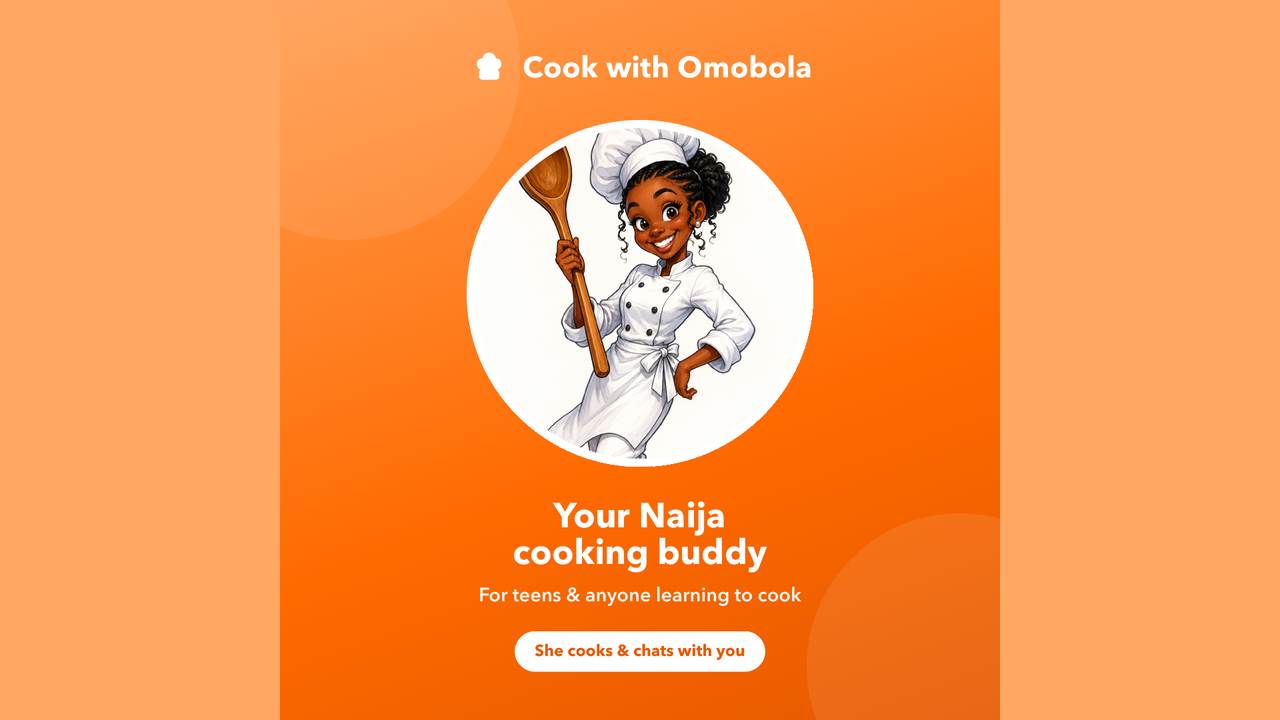 Omobola — your Naija cooking buddy